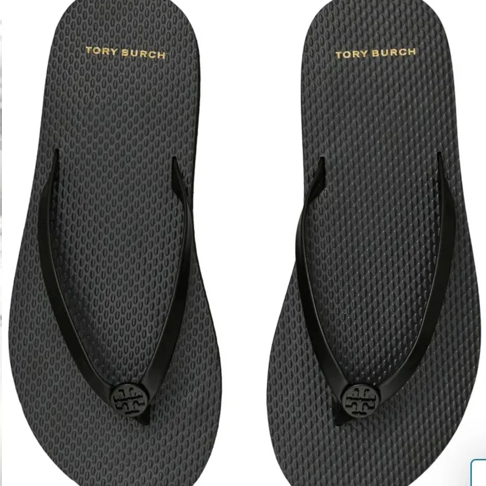 Tory Burch Black Flatform Flip Flop NWT